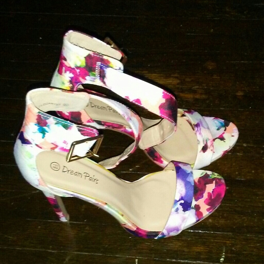 Floral heels